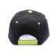 Snapback JBB Couture Noire et Jaune Fluo ANCIENNES COLLECTIONS divers