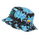 Chapeau Bob El Patron Bleu et Noir Medellin Streetwear Fashion Colombia BOB SKR