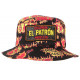 Chapeau Bob El Patron Noir et Rouge Colombia Streetwear Fashion Medellin BOB SKR