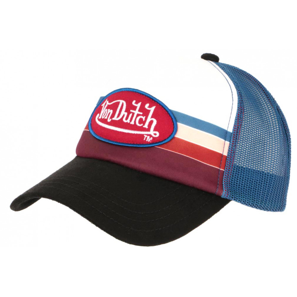 Casquette baseball homme Von Dutch Road Bleu Filet - Von Dutch