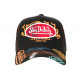 Casquette Von Dutch Noire et Orange Custom Tags Trucker Baseball ANCIENNES COLLECTIONS divers