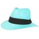 Chapeau de Paille Bleu Azur Tendance Théo CHAPEAUX Léon montane