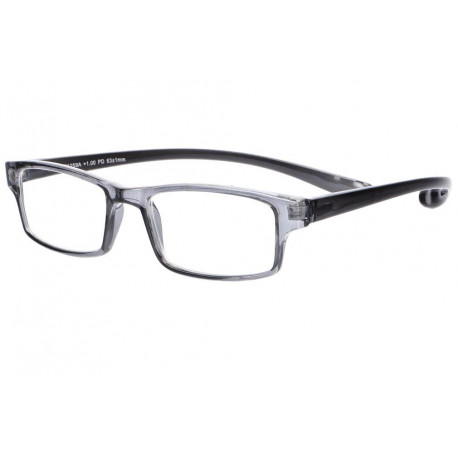 Lunettes de lecture tour de cou Grises et Noires Xely Lunettes Loupes Proloupe