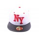 Snapback NY JBB Couture blanche et rouge ANCIENNES COLLECTIONS divers