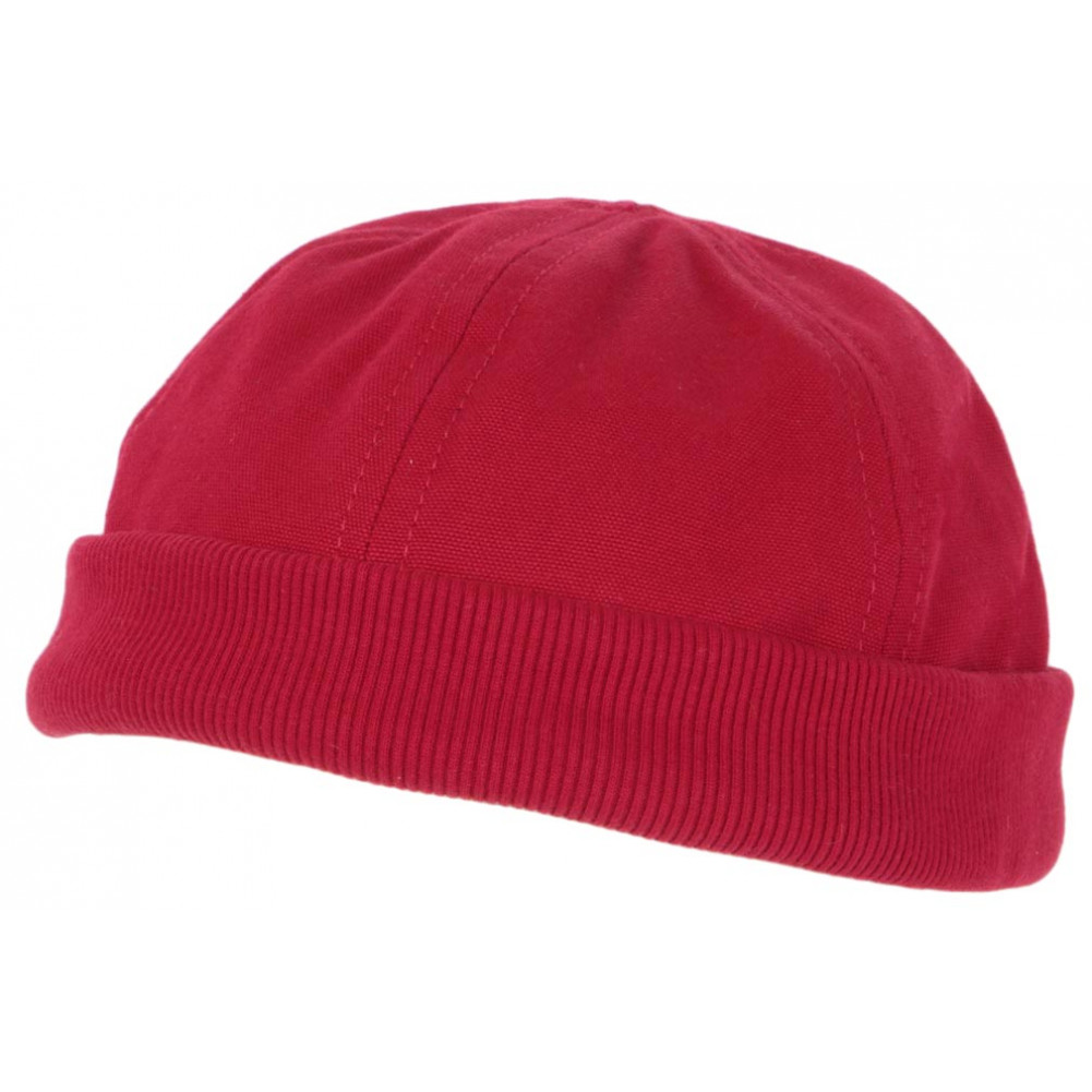 Bonnet Marin Rouge Coton pas cher, bonnet Docker homme femme livré 48h