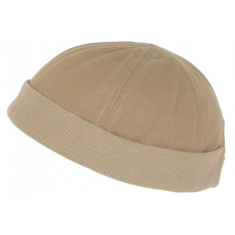 Bonnet Docker Marron Clair en Coton Homme et Femme Tendance Rackham BONNETS Nyls Création