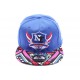 Snapback NY bleu visière imprimé ANCIENNES COLLECTIONS divers