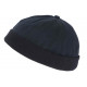 Bonnet Docker Bleu Marine en Coton Homme et Femme Mode Hodok BONNETS Nyls Création