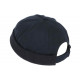 Bonnet Docker Bleu Marine en Coton Homme et Femme Mode Hodok BONNETS Nyls Création