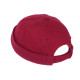 Bonnet Docker Bordeaux Rouge en Coton Homme et Femme Mode Hodok BONNETS Nyls Création