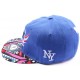 Snapback NY bleu visière imprimé ANCIENNES COLLECTIONS divers