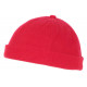 Bonnet Docker Rouge Vif en Coton Homme et Femme Mode Hodok BONNETS Nyls Création