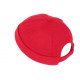 Bonnet Docker Rouge Vif en Coton Homme et Femme Mode Hodok BONNETS Nyls Création