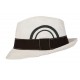 Chapeau de paille Scarface blanc ANCIENNES COLLECTIONS divers