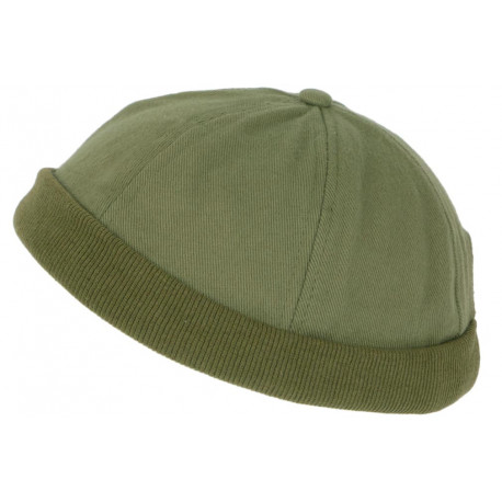 Bonnet Docker Vert en Coton Homme et Femme Mode Hodok BONNETS Nyls Création