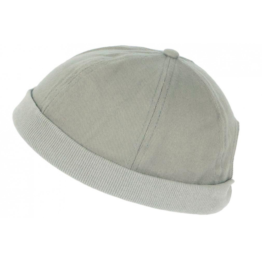 Bonnet marin gris en coton, bonnet docker homme et femme livré en 48h!