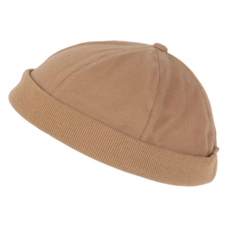 Bonnet Docker Marron en Coton Homme et Femme Mode Hodok BONNETS Nyls Création