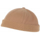 Bonnet Docker Marron en Coton Homme et Femme Mode Hodok BONNETS Nyls Création