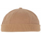 Bonnet Docker Marron en Coton Homme et Femme Mode Hodok BONNETS Nyls Création