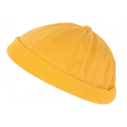 Bonnet Docker Jaune en Coton Homme et Femme Mode Hodok BONNETS Nyls Création