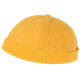 Bonnet Docker Jaune en Coton Homme et Femme Mode Hodok BONNETS Nyls Création