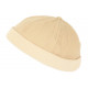 Bonnet Docker Beige en Coton Homme et Femme Mode Hodok BONNETS Nyls Création