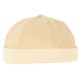 Bonnet Docker Beige en Coton Homme et Femme Mode Hodok BONNETS Nyls Création