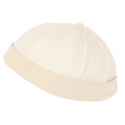 Bonnet Docker Ecru en Coton Homme et Femme Mode Hodok BONNETS Nyls Création