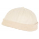 Bonnet Docker Ecru en Coton Homme et Femme Mode Hodok BONNETS Nyls Création