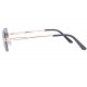 Lunette Soleil Percées Noires Monture Argent Homme et Femme Backy LUNETTES SOLEIL Eye Wear