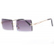 Lunette Soleil Percées Grise Monture Doree Homme et Femme Backy LUNETTES SOLEIL Eye Wear