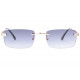 Lunette Soleil Percées Grises Monture Doree Classe Mucky LUNETTES SOLEIL Eye Wear