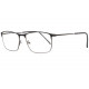 Grandes lunettes de Lecture Metal Noir Mat Legeres Slim Gymo Lunettes Loupes Proloupe