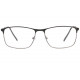 Grandes lunettes de Lecture Metal Noir Mat Legeres Slim Gymo Lunettes Loupes Proloupe