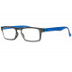 Fines lunettes de Lecture bleues et grises flexibles Daqy Lunettes Loupes Proloupe