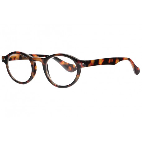 Lunettes de Lecture Rondes Marrons Ecailles Vintage Zeyx Lunettes Loupes Proloupe