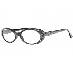 Lunettes de Lecture Femme Noires Paillettes Classe Flavy Lunettes Loupes Proloupe