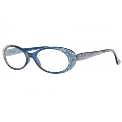 Lunettes de Lecture Femme Bleues Paillettes Classe Flavy Lunettes Loupes Proloupe