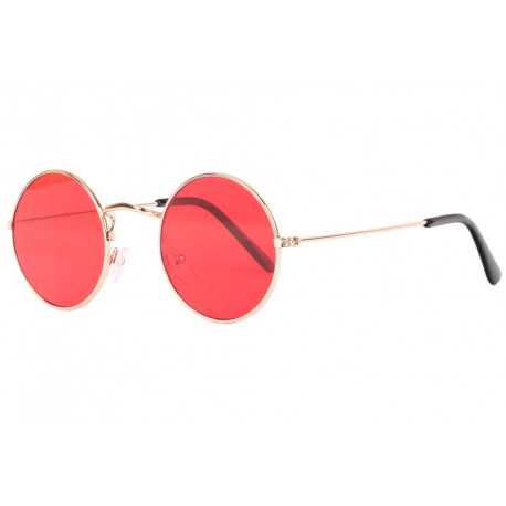 Petites Lunettes Soleil Rouges Rondes Mode Beatly LUNETTES SOLEIL Eye Wear