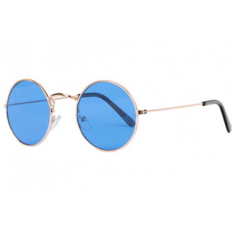 Petites Lunettes Soleil Bleues Rondes Tendance Beatly LUNETTES SOLEIL Eye Wear