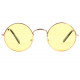 Petites Lunettes Soleil Jaunes Rondes Fashion Beatly LUNETTES SOLEIL Eye Wear