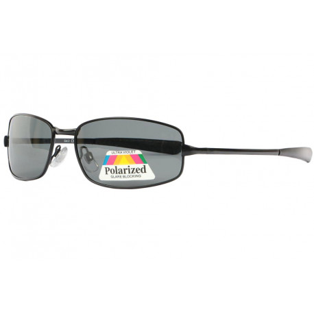 Lunettes Polarisantes Noires Sportswear en Metal Keck LUNETTES SOLEIL Eye Wear