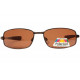 Lunettes Polarisantes Marrons Sportswear en Metal Keck LUNETTES SOLEIL Eye Wear