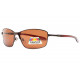 Lunettes Polarisees Marrons Metal Design Sport Feck LUNETTES SOLEIL Eye Wear