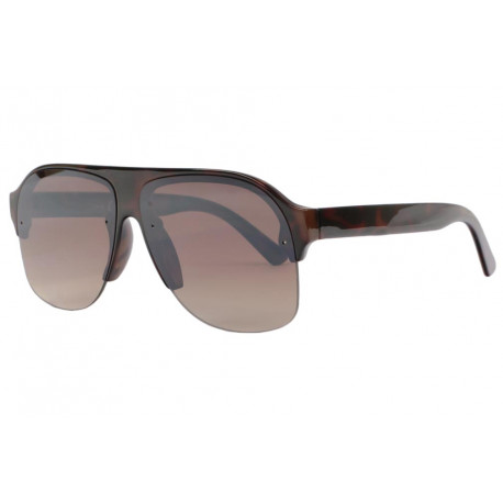 Grandes Lunettes de Soleil Marron Ecailles Stylees Ykta LUNETTES SOLEIL Eye Wear