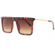 Grandes Lunettes Soleil Marrons Design Fashion Zam LUNETTES SOLEIL Eye Wear