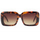 Grosses Lunettes Soleil Femme Marrons Design Masque Saby LUNETTES SOLEIL Eye Wear
