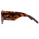 Grosses Lunettes Soleil Femme Marrons Design Masque Saby LUNETTES SOLEIL Eye Wear