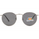 Lunettes Polarisees Rondes Grises en Metal Lury LUNETTES SOLEIL Eye Wear