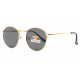 Lunettes Polarisantes Rondes Dorees en Metal Lury LUNETTES SOLEIL Eye Wear